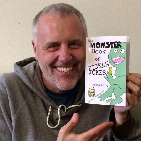 The Monster Book of Pickle Jokes illustrator.